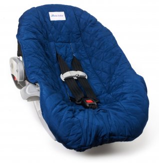 Navy Blue Infant Car Seat Cover