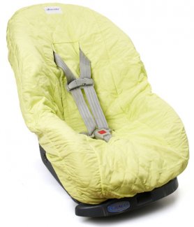 Lemon Lime Yellow Toddler Car Seat Cover