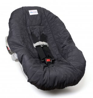 Charcoal Gray Infant Car Seat Cover