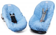 Light Blue Infant/Toddler Car Seat Cover Gift Set