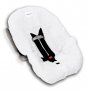 White Infant Car Seat Cover