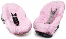 Pink Infant/Toddler Car Seat Cover Gift Set