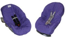 Purple Infant/Toddler Car Seat Cover Gift Set