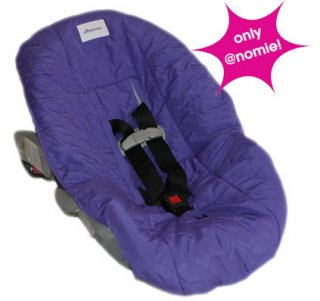 Purple Infant Car Seat Cover