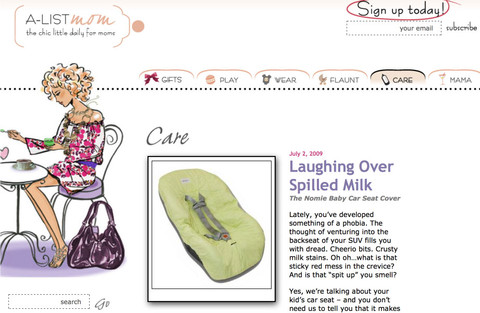 A List Mom - Laughing Over Spilled Milk