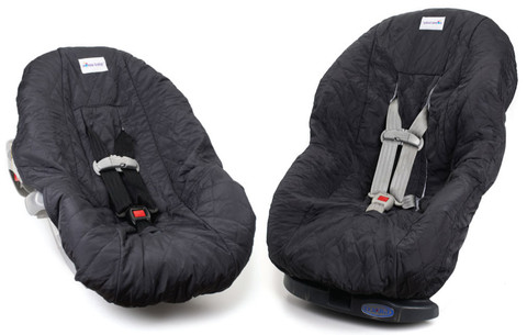 Gift Set: Charcoal Gray Infant/Toddler Car Seat Covers