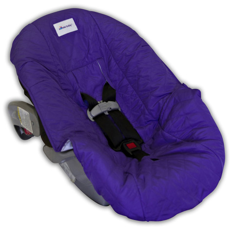 Purple Car Seat Cover for Infants and Babies