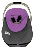 how to put on our infant stroller blanket